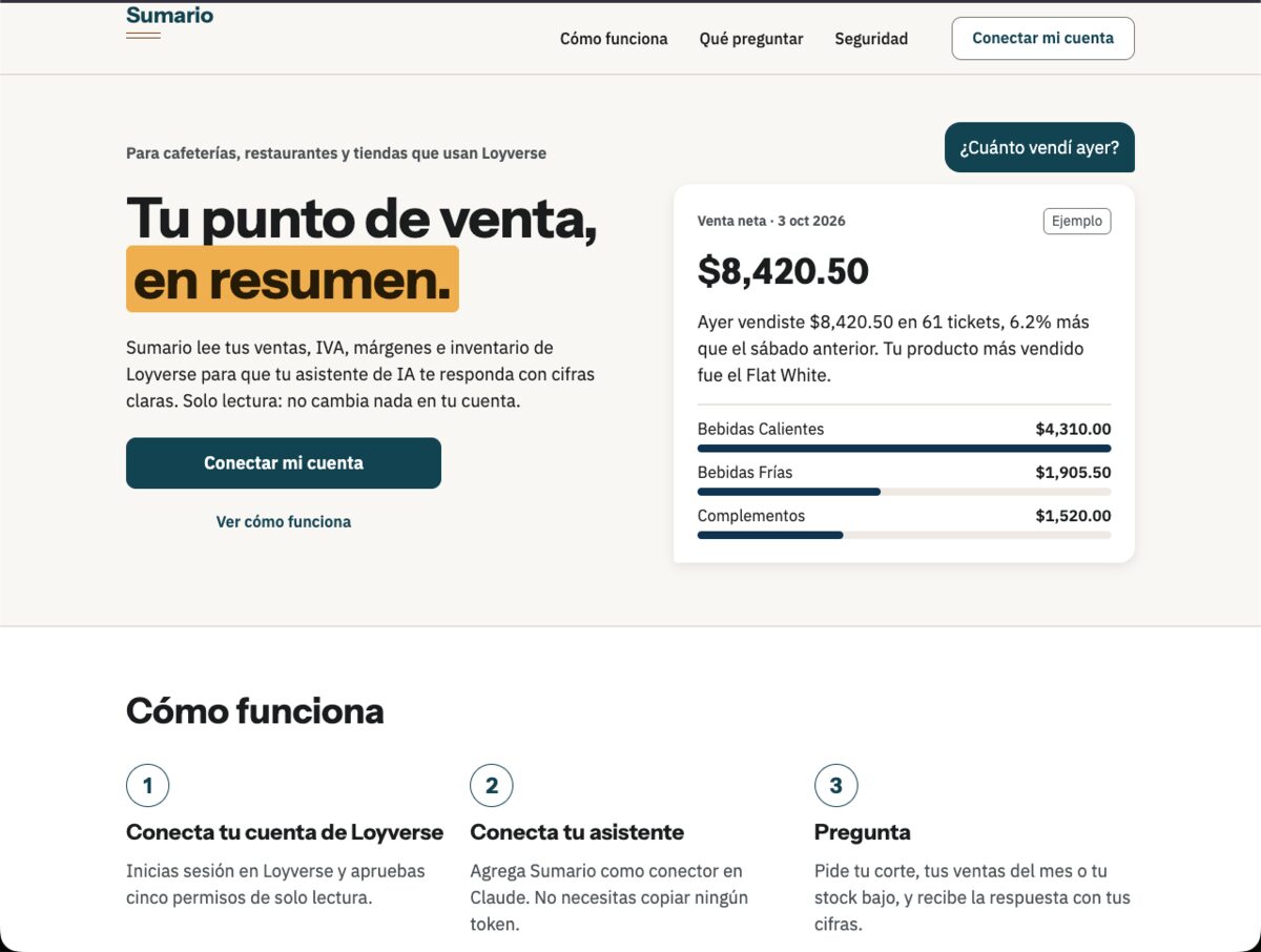 Sumario home page
